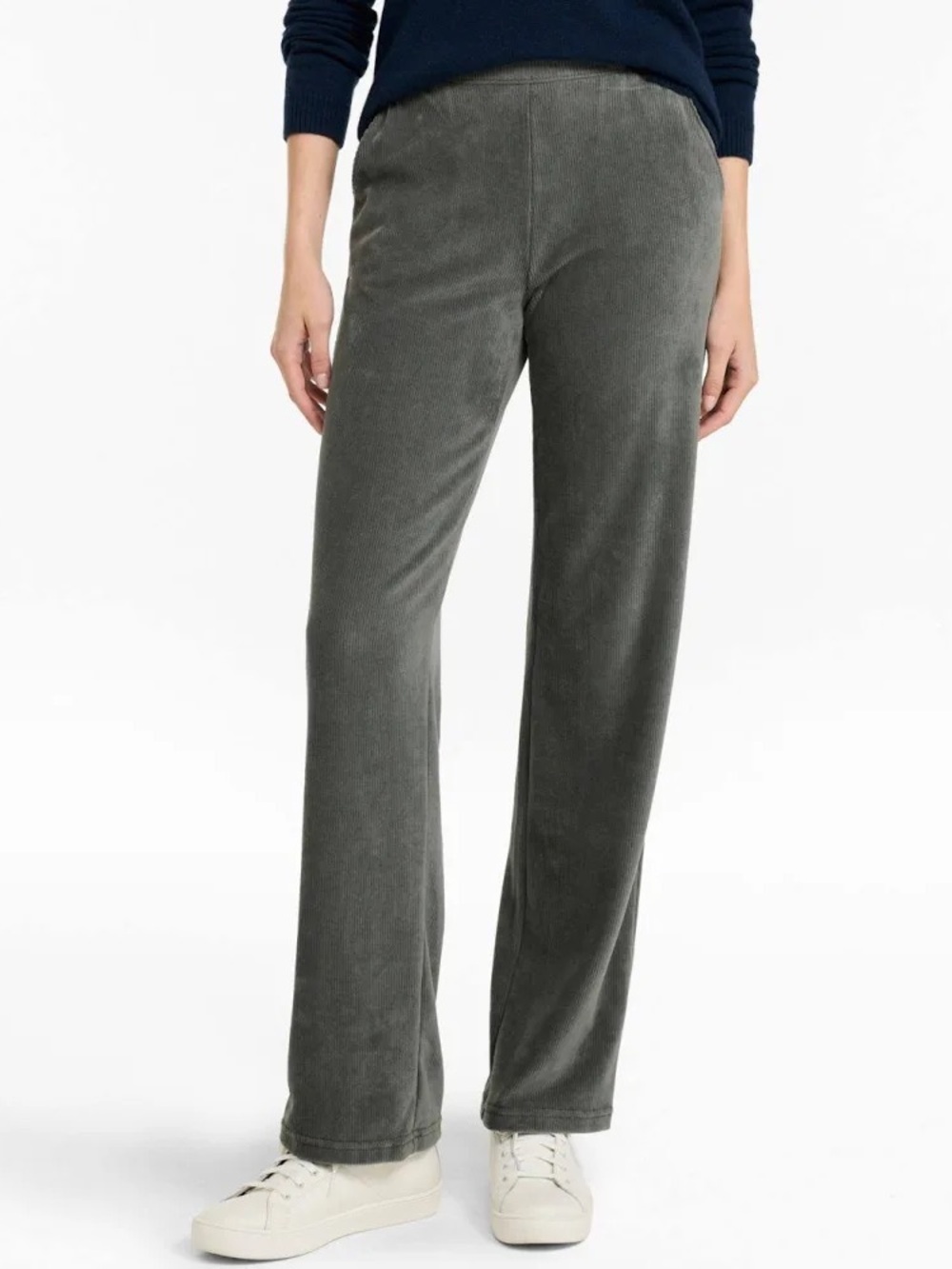 LLBEAN Women's Perfect Fit Knit Cords, Straight-Leg